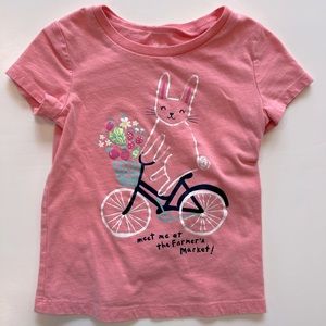 Carters Bunny Shirt - Toddler Girls Size 3T